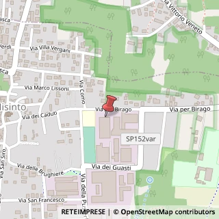 Mappa Via Albert Einstein, 9/11, 20821 Misinto, Monza e Brianza (Lombardia)