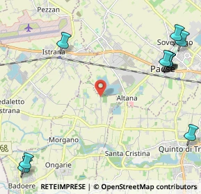 Mappa Via alle Chizzette, 31050 Morgano TV, Italia (3.14364)