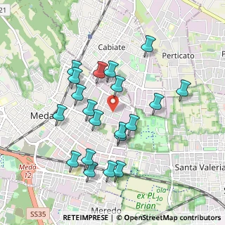 Mappa Via San Giorgio, 20821 Meda MB, Italia (0.903)