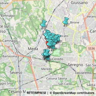 Mappa Via San Giorgio, 20821 Meda MB, Italia (0.84667)