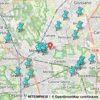 Mappa Via San Giorgio, 20821 Meda MB, Italia (2.6085)