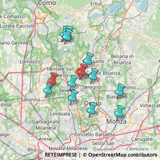 Mappa Via San Giorgio, 20821 Meda MB, Italia (6.49231)