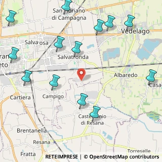 Mappa Via Cerchiara, 31033 Castelfranco Veneto TV, Italia (2.80385)