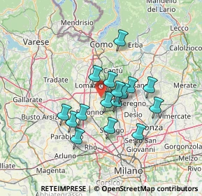 Mappa Piazza dello Statuto, 20826 Misinto MB, Italia (10.65875)