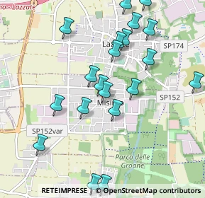 Mappa Piazza dello Statuto, 20826 Misinto MB, Italia (1.0535)