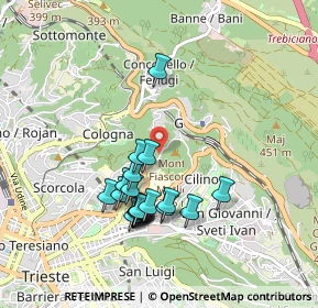 Mappa Via Alexander Fleming, 34127 Trieste TS, Italia (0.835)