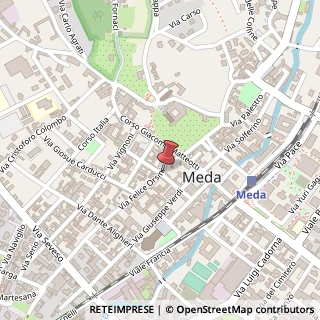 Mappa Via Orsini, 11, 20821 Meda, Monza e Brianza (Lombardia)