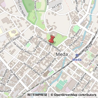 Mappa Via Giacomo Matteotti, 77, 20821 Meda, Monza e Brianza (Lombardia)