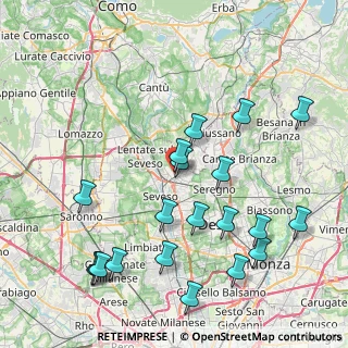 Mappa Via Roma, 20821 Meda MB, Italia (9.26)
