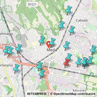 Mappa Via Roma, 20821 Meda MB, Italia (1.359)
