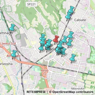 Mappa Via Roma, 20821 Meda MB, Italia (0.766)