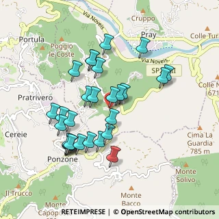 Mappa Via Valle Fredda, 13867 Pray BI, Italia (0.86786)