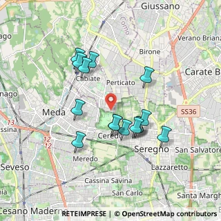 Mappa Via F. Turati, 22060 Cabiate CO, Italia (1.59067)