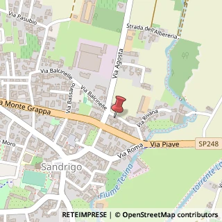 Mappa Via Rivana, 21, 36066 Sandrigo VI, Italia, 36066 Sandrigo, Vicenza (Veneto)