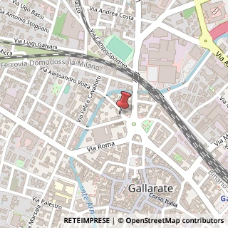 Mappa Via Giuseppe Mazzini, 10, 21013 Gallarate, Varese (Lombardia)