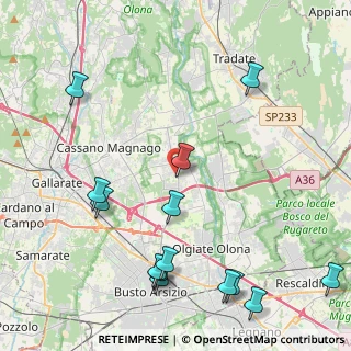 Mappa Arsizio, 21054 Fagnano Olona VA, Italia (5.43286)