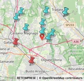 Mappa Arsizio, 21054 Fagnano Olona VA, Italia (4.03)