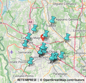 Mappa Arsizio, 21054 Fagnano Olona VA, Italia (6.58059)