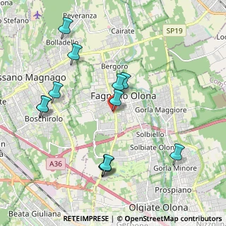Mappa Via Giovanni Cimabue, 21054 Fagnano Olona VA, Italia (2.125)