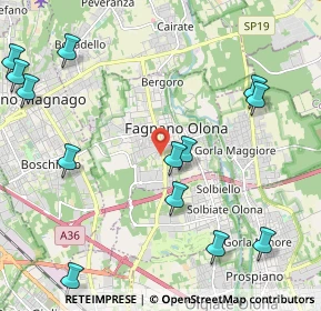 Mappa Via Giovanni Cimabue, 21054 Fagnano Olona VA, Italia (2.69154)
