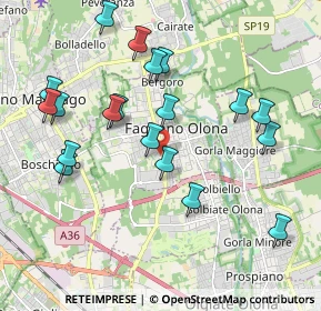 Mappa Via Giovanni Cimabue, 21054 Fagnano Olona VA, Italia (2.04421)