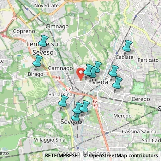 Mappa Via delle Cave, 20821 Meda MB, Italia (1.7575)