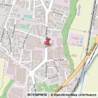 Mappa Via milano 35, 23871 Lomagna, Lecco (Lombardia)