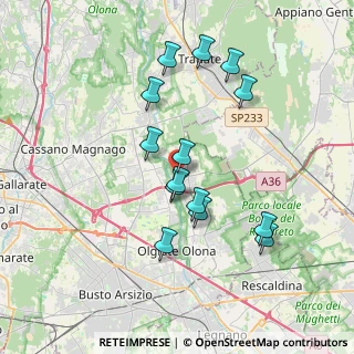 Mappa Vicolo Bennati, 21050 Gorla Maggiore VA, Italia (3.38286)