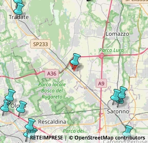 Mappa Via Tagliamento, 21040 Cislago VA, Italia (7.3255)
