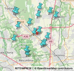 Mappa Via Tagliamento, 21040 Cislago VA, Italia (3.88313)