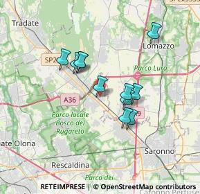 Mappa Via Tagliamento, 21040 Cislago VA, Italia (2.73909)