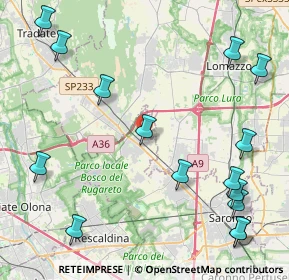 Mappa Via Tagliamento, 21040 Cislago VA, Italia (5.63267)