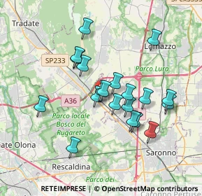 Mappa Via Tagliamento, 21040 Cislago VA, Italia (3.115)