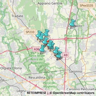 Mappa Via Cav.di, 21040 Cislago VA, Italia (2.00818)