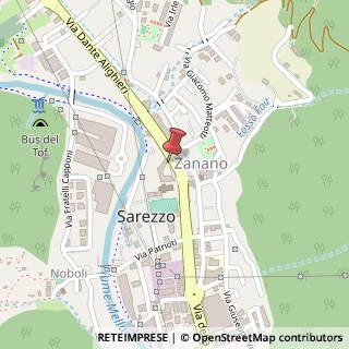 Mappa Via Dante Alighieri, 55/A, 25068 Sarezzo, Brescia (Lombardia)