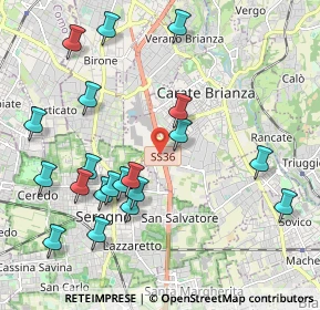 Mappa SS 36, 20841 Carate Brianza MB (2.239)