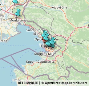 Mappa Via Tor S. Piero, 34135 Trieste TS, Italia (21.30533)