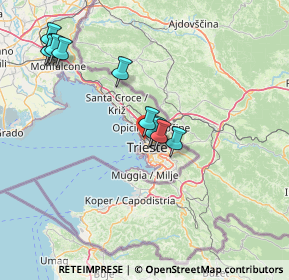 Mappa Via Tor S. Piero, 34135 Trieste TS, Italia (14.30636)