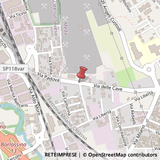Mappa Via Salvo d'Acquisto, 12, 20821 Meda, Monza e Brianza (Lombardia)