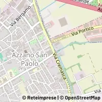 Hartă Azzano San Paolo