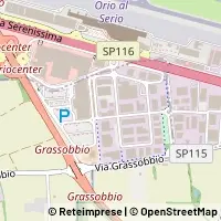 Kaart Azzano San Paolo