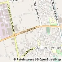 Karte Galliera Veneta