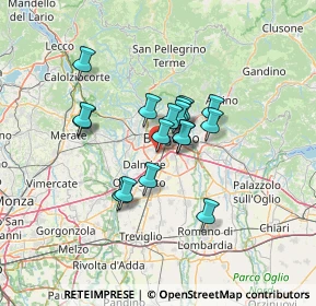 Mappa Via Provinciale, 24127 Bergamo BG, Italia (9.40765)