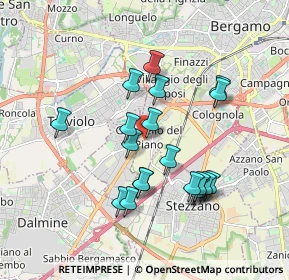 Mappa Via Provinciale, 24127 Bergamo BG, Italia (1.6635)