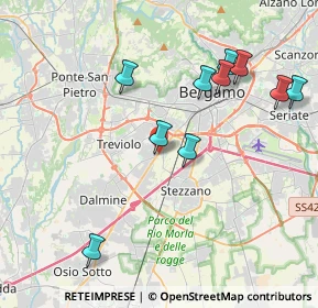 Mappa Via Provinciale, 24127 Bergamo BG, Italia (4.52)