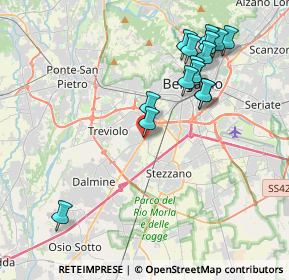 Mappa Via Provinciale, 24127 Bergamo BG, Italia (4.054)