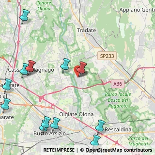 Mappa Via Cervino, 21050 Gorla Maggiore VA, Italia (5.79929)