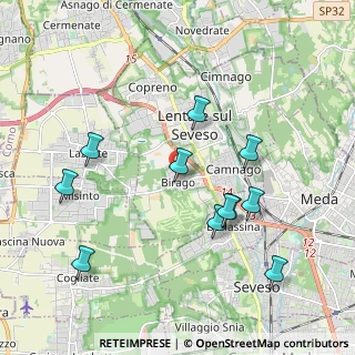 Mappa Via Lodovico Mancini, 20823 Lentate sul Seveso MB, Italia (2.00727)
