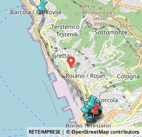 Mappa Via dei Baseggio, 34136 Trieste TS, Italia (1.47)