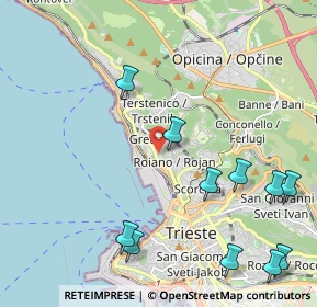 Mappa Via dei Baseggio, 34136 Trieste TS, Italia (2.64273)